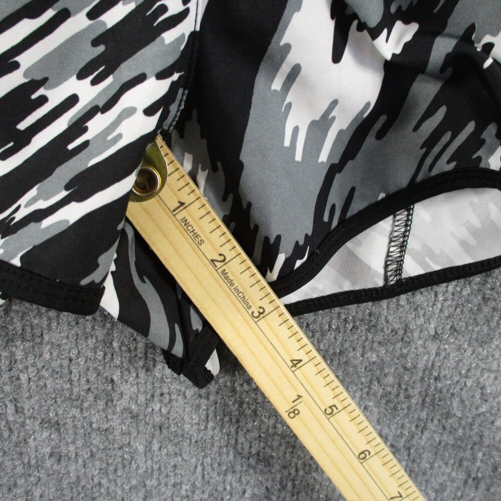 Nike Shorts Women S Black Dri Fit Geometric Athletic Run Lined Inside Pockets - Picture 11 of 12